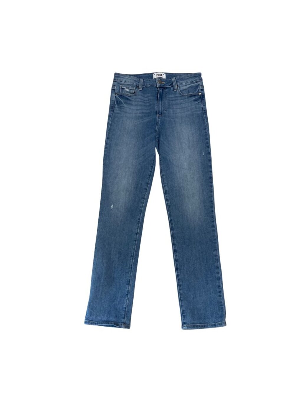 Paige‎ Hoxton Slim Jeans Women's Size 28 Cotton Stretch Distressed Denim Casual